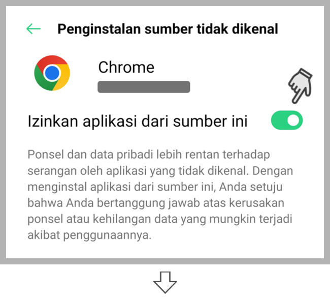 Instal dari sumber tidak dikenal 5